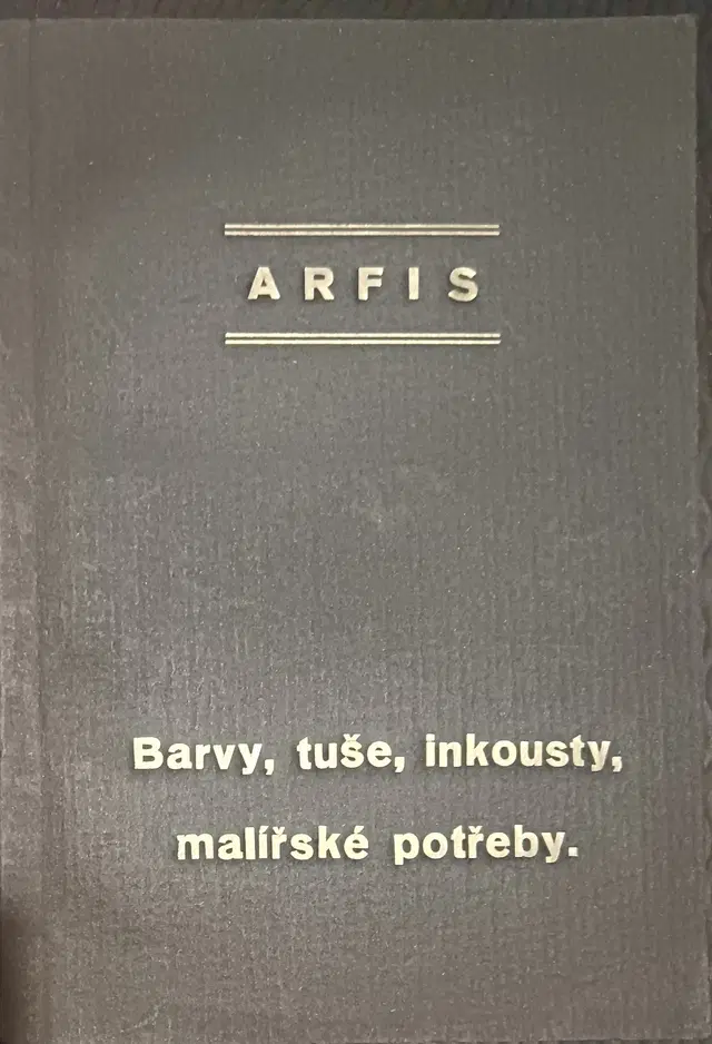 katalog Arfis: Barvy, tuše, inkousty (...)