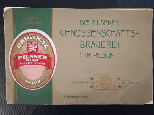 Die Pilsener Genossendchaftsbrauerei in Pilsen / Společenský pivovar "Prior" Plzeň (1906)