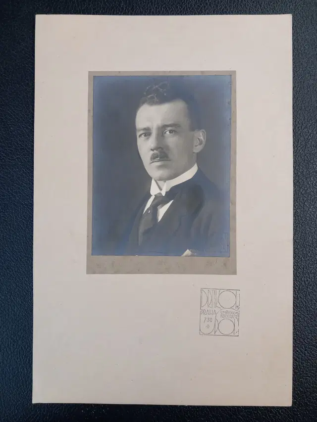 František Drtikol – Original Mounted Portrait Photograph, ca. 1921